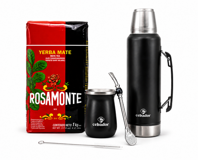 Набор Yerba Mate Rosamonte 1000 г, термос, калабас, бомбилья