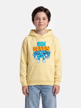Подростковое худи для мальчика Спиногрыз SIX SEVEN СПИ- Н053 140 cм желтый