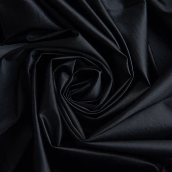 Тканина трикотаж SILKY 160 г/м2 ширина 175 см преміальна блискуча тканина для легінсів і топів чорна м.п.