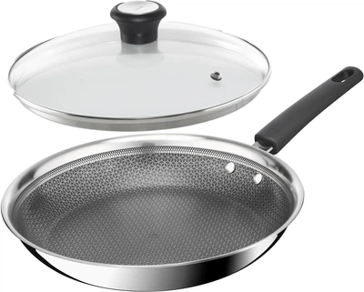 Сковорода з кришкою Tefal Emotion+ Power 24 см (SET_E3410455)