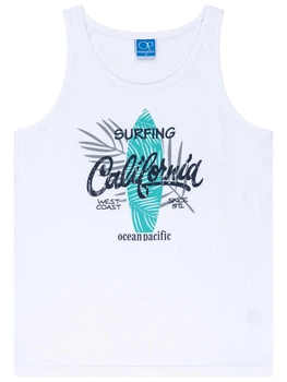 Майка чоловіча Ocean Pacific WHITEWASH 210003-7526 L White/Dark Navy (4070376008388)