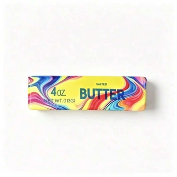Сквіш антистрес Вершкове масло кольорове Butter 13.5 см (multi-colored)