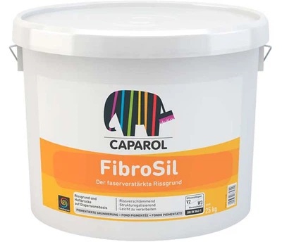 Ґрунт-фарба фасадна з фіброволокнами Caparol FibroSil матова Біла 25 кг