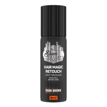 Камуфляж для сивого волосся The Shave Factory Hair Magic Retouch Root Concealer (Dark Brown)