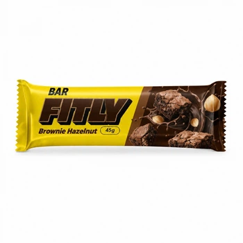 Вуглеводний батончик Fitly Bar No Added Sugar, 45 грам - Фінік-арахіс-карамель