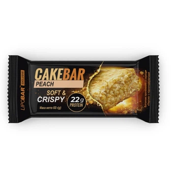Десертный протеиновый батончик LipoBar Cake Bar, 60 грамм - Персик