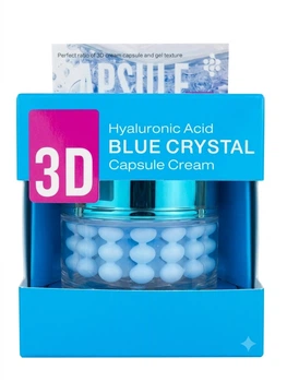 Крем для обличчя в капсулах з гіалуроновою кислотою Mond'Sub 3D BLUE CRYSTAL 80ml