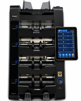 Промисловий сортувальник грошей LikeSys LS-500 зі швидкістю 1000 купюр/хв, завантаженням до 1000 банкнот і Fitness-сортуванням