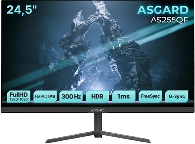 Монитор 24.5" ASGARD Gaming AS255QF IPS Black 300Hz