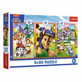 Пазлы Trefl Paw patrol Собачья банда 3 x 80 ел 34886