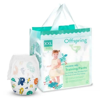 Підгузки-трусики дитячі Offspring Розмір XXL, 15-23 кг, 24 шт. в упаковці, Літери