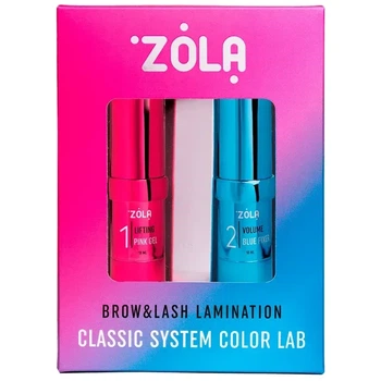 Набор складов для ламинирования Zola Brow&Lash Lamination Classic System Color Lab 3*10 мл