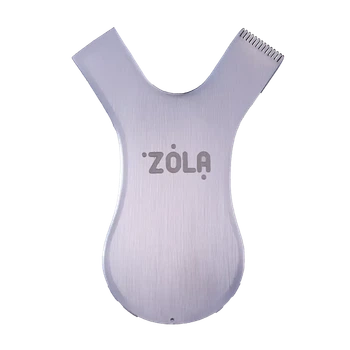 Аплікатор-гребінець металевий Zola Comb Applicator срібний