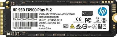 SSD диск HP 512GB M.2 NVMe EX900 Plus Series (Gaming Upgrade Edition)