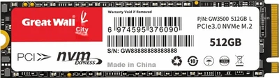 SSD диск Great Wall GW3500 512GB M.2 NVMe PCIe 3.0x4