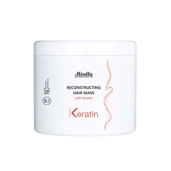 Восстанавливающая маска с кератином Mirella Professional Reconstructing Hair Mask with Keratin 500 мл