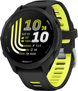Смарт-часы Garmin Forerunner 170 Music Wi-Fi GPS Black/Amp Yellow (010-03920-10)
