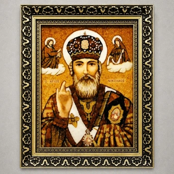 Именная икона Николая Гранд Презент 20*30 ІІ-100
