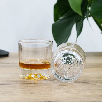 Набір 2-х склянок "Вовк" для віскі 310 мл - подарунок корпоративний Гранд Презент GP241201W