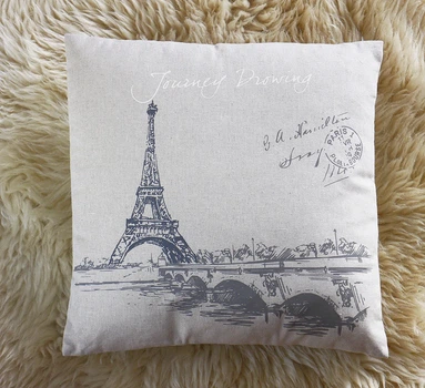 Подушка декоративна Paris для інтер'єру декор 40*40 см Гранд Презент GM09-J8025