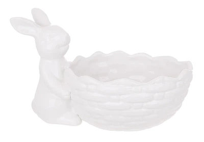 Піала керамічна Зайка з кошиком 21.5*12*13 см BonaDi 928-141