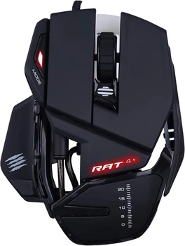 Mysz Mad Catz RAT 4+ Gaming Mouse (MR03MCINBL000-0) Black