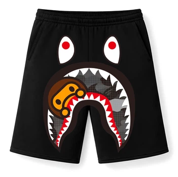 Чоловічі літні шорти Bape оверсайз M чорні (OSBA21)