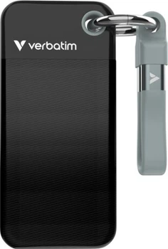 Зовнішній диск Verbatim Pocket SSD 128GB USB Black-Grey (23942324324)