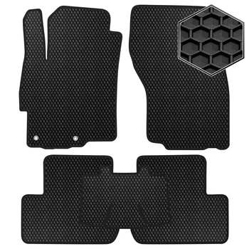 Коврики в салон NeoGum для Mitsubishi Lancer X (10), Evo X, Sb '07-18, черные