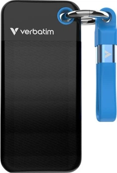 Внешний диск Verbatim Pocket SSD 128GB USB Black-Blue (23942324331)
