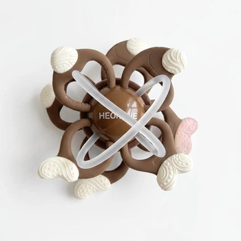 Силиконовый прорезыватель HEORSHE Galaxy Brown
