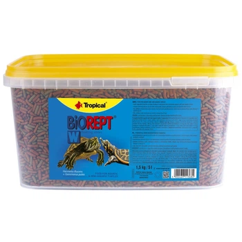 Сухой корм для водоплавающих черепах гранулы 1,5 кг Tropical Biorept W