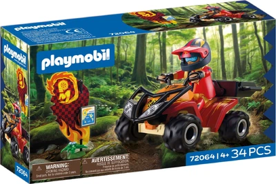 Позашляховий квадроцикл Playmobil Cars 34 деталі 72064 (4008789720641)
