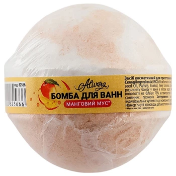 Бомба для ванны "Alivera", Манговый мусс, 75 г - 518209