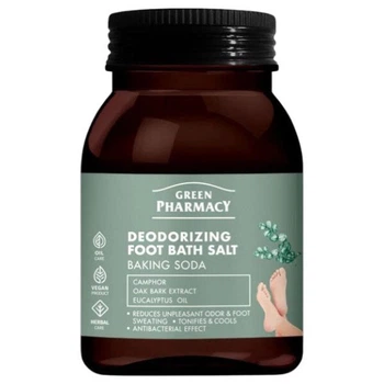 Сіль для ванни ніг Green Pharmacy "Deodorizing Foot Bath Salt", Дезодоруюча, 400г - 705233