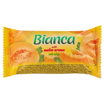 Мыло туалетное твердое Bianca с ароматом дыни, 125 г - 727950