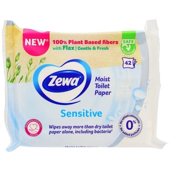 Туалетная бумага влажная Zewa Sensitive - 692332