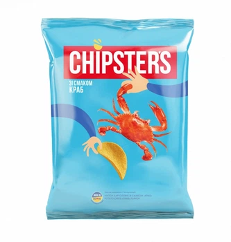 Чіпси Chipster's краб 60г.