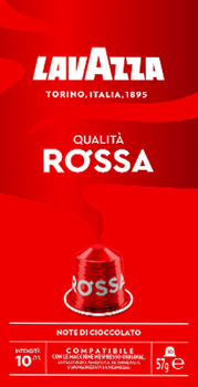 Кава Lavazza Qualità Rossa капсули алюмінієві сумісні з Nespresso* 10 шт