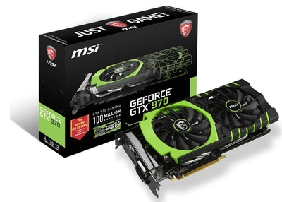 Відеокарта GeForce GTX 970 4GB MSI Gaming 100ME (GTX 970 GAMING 100ME) Б/В