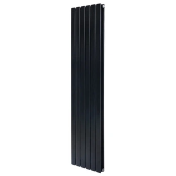 Дизайнерский радиатор ARTTIDESIGN Livorno II 2000x408 вертикальный, черный матовый (LV II.6.200.40.5.B)