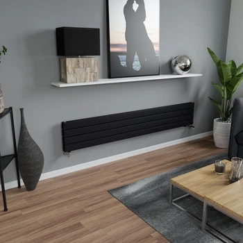 Дизайнерский радиатор Rastas Marianna 2 300x2000 горизонтальный, черный (RR-US3002000DB)
