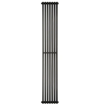 Дизайнерский радиатор Betatherm Praktikum 2 1800×273 вертикальный, черный матовый