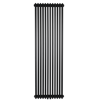 Дизайнерский радиатор Warm Well Column 3 1800×560 вертикальный, черный матовый