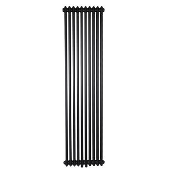 Дизайнерский радиатор Warm Well Column 2 1800×470 вертикальный, черный матовый