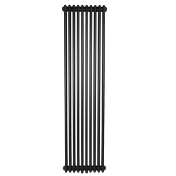 Дизайнерский радиатор Warm Well Column 3 1800×470 вертикальный, черный матовый