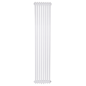 Дизайнерский радиатор Warm Well Column 2 1800×380 вертикальный, белый глянцевый