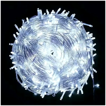 Светодиодная гирлянда 45м 800 LED для дома и улицы холодный белый LS-2412