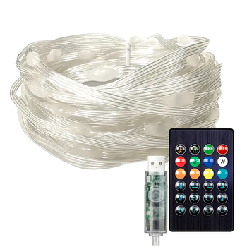 Умная светодиодная гирлянда 10м с Bluetooth для декора дома RGB LS-2304