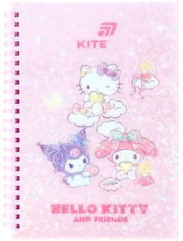 Блокнот на спирали Hello Kitty А5 80 листов Клетка (HK26-277)
